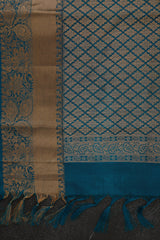 Lavish Handloom Silk Saree with Traditional Box Butties & Grand Pallu