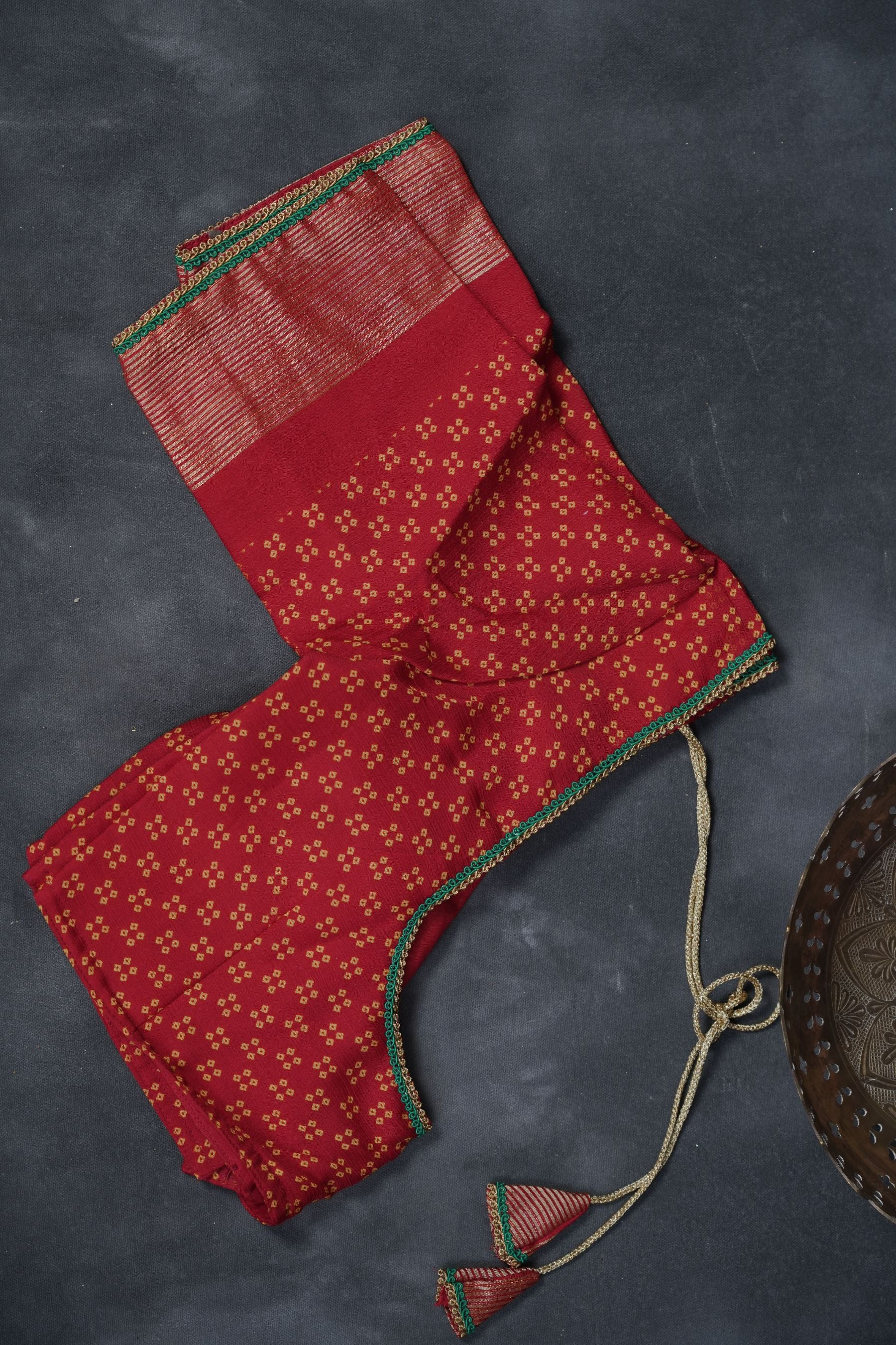 Chic Chiffon Bandini Sarees: Allover Multicolor Beauty with Zari Border SAREE JCS Fashions