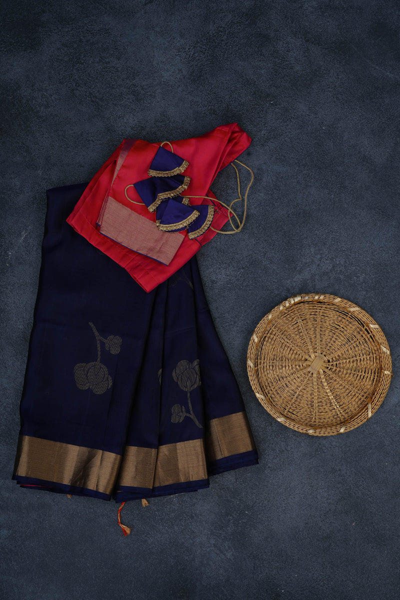 Luxurious Handwoven Kanchipuram Bridal Saree - Pure Silk & Rich Pallu