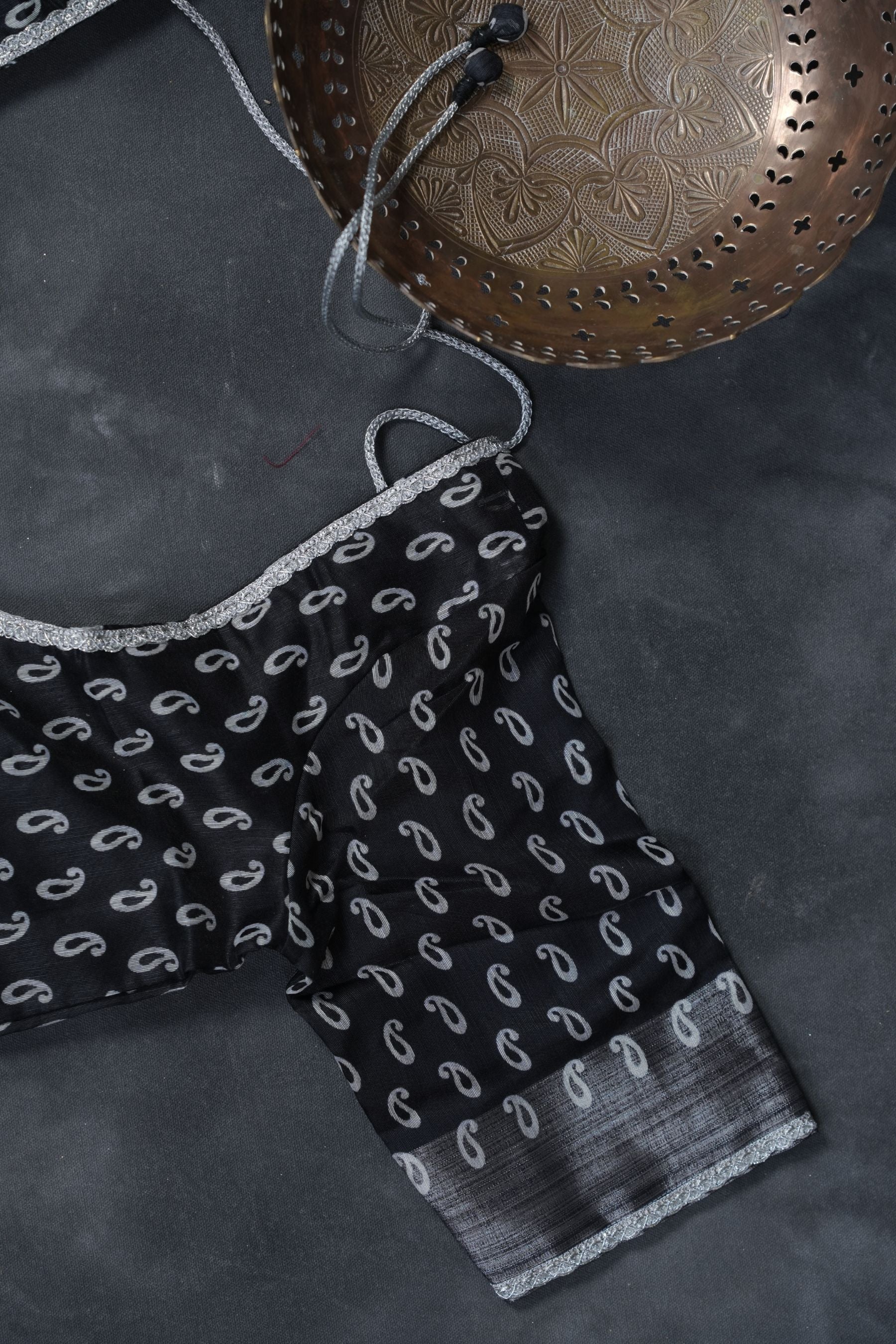 Soft Jute Sarees with Bhandini Prints & Elegant Kaddi Border – Shop Now! SAREE JCS Fashions