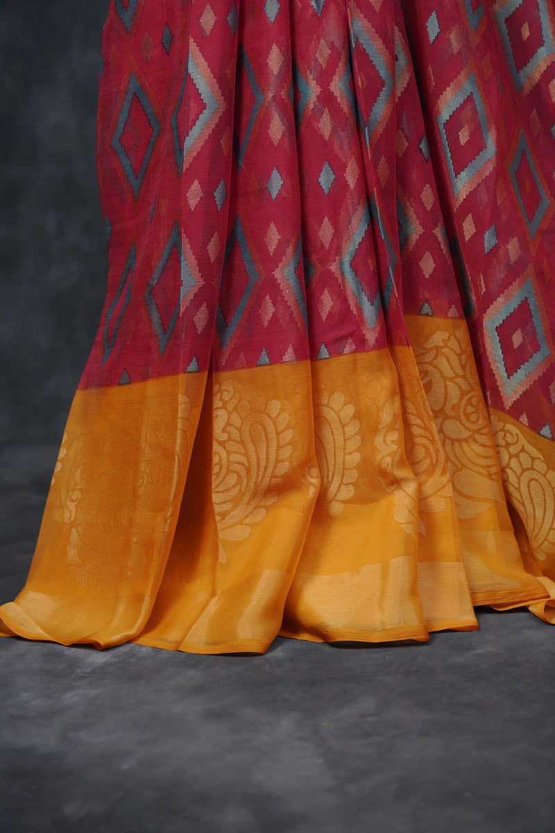 Explore Timeless Beauty with Our Brasso Saree Collection - JCS Fashions