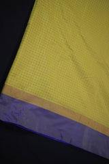 Elegance Semi-Silk Saree with Zari Details & Blouse Material