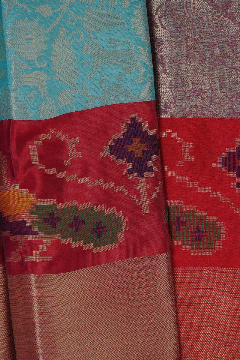 Exquisite Royal Banarasi Tissue Saree with Stylish Jacquard Blouse