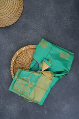 Elegant Semi Tusser Saree embellished with Elephant Motifs