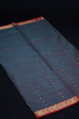 Elegant Cotton Saree with Rich Pallu: Combining Indian Tradition