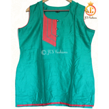 Silk Cotton Elegance: 28-Inch Kurti | JCS Fashions