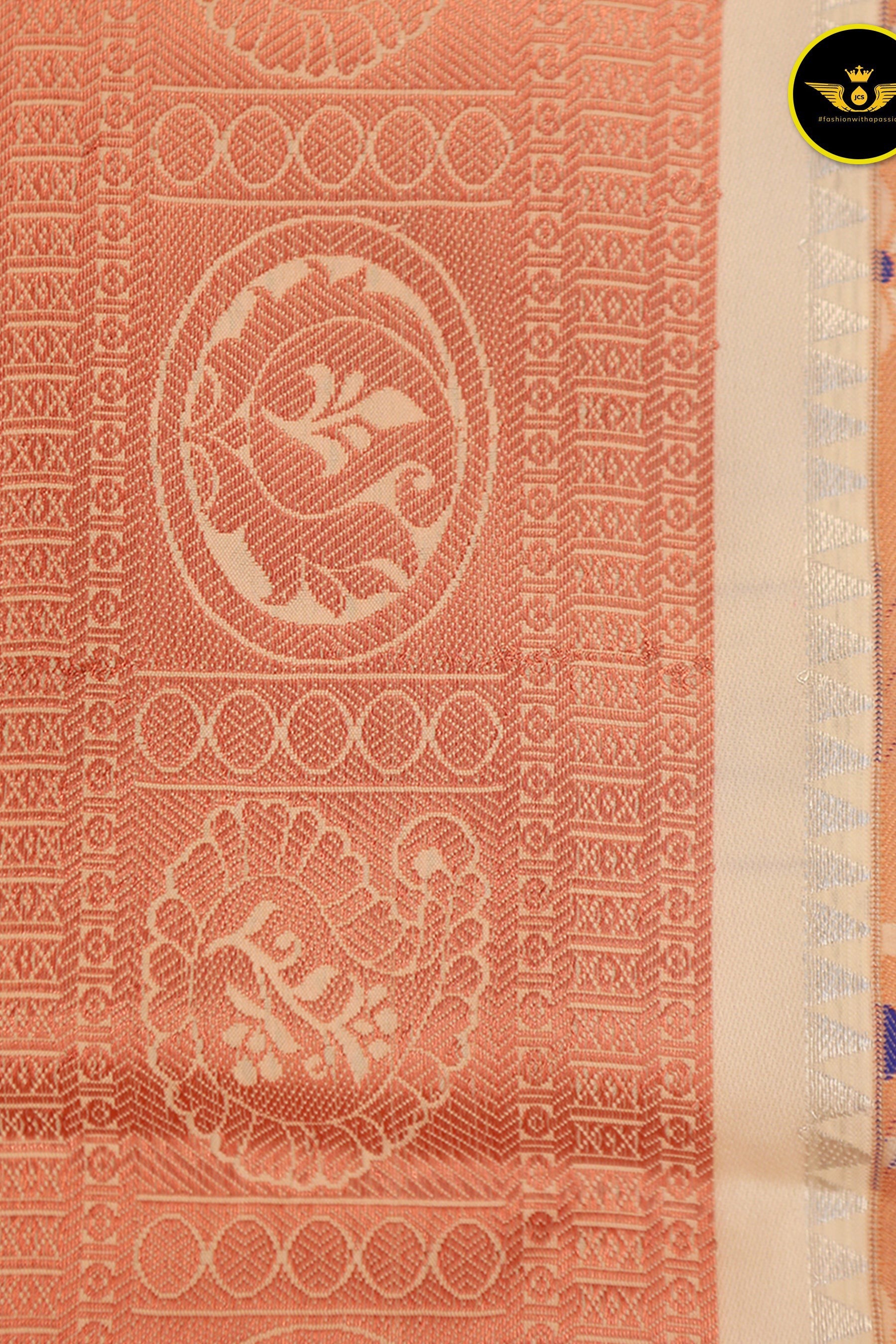 Golden Zari Soft Silk Saree with Rich Pallu | Handloom Design Saree JCS Fashions