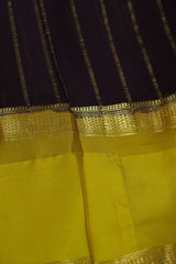 Luxurious Mysore Wrinkle Crepe Silk Saree with Bentex Border