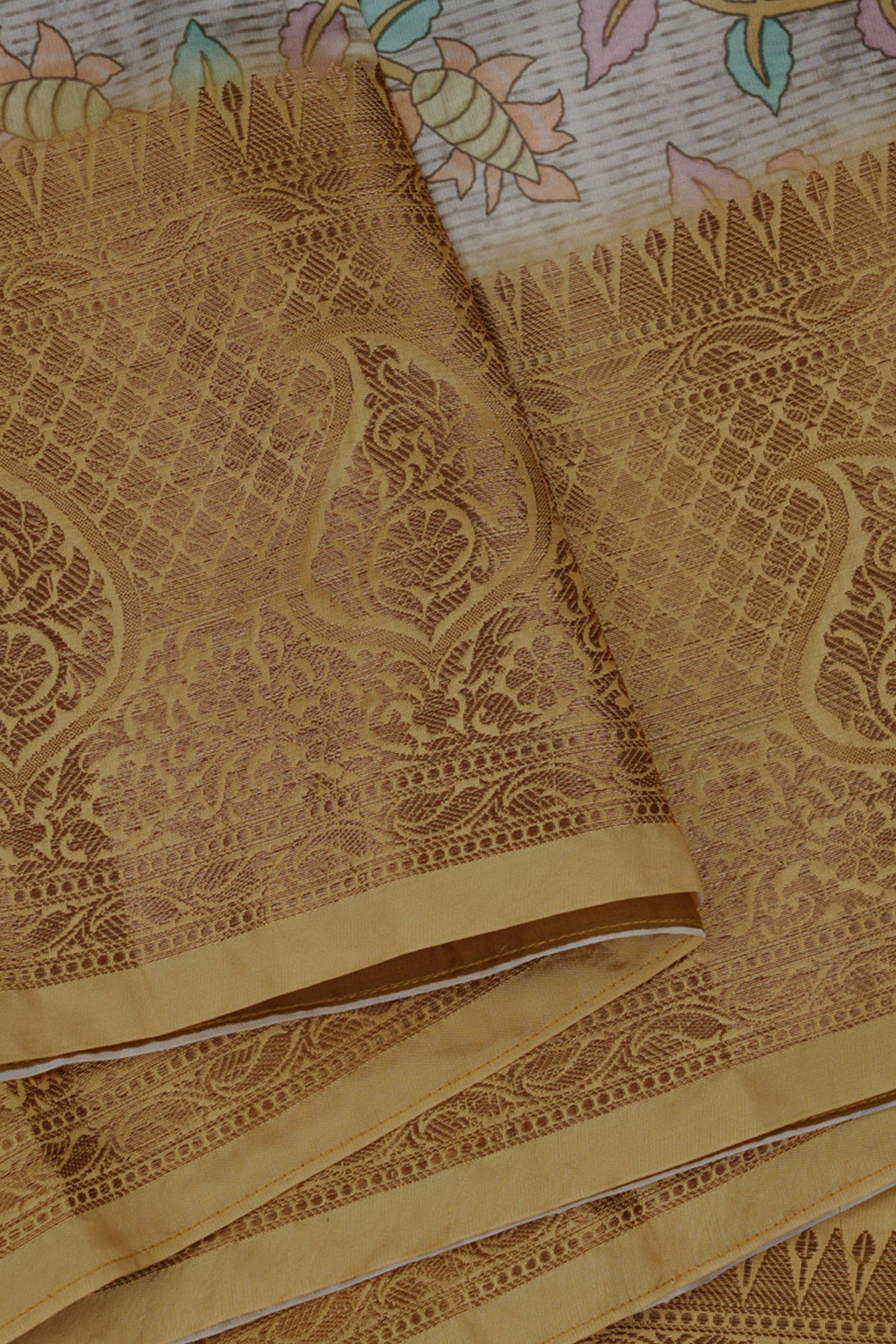 Experience Traditional Elegance with Comfortable Semi Chanderi Silk Saree JCS Fashions