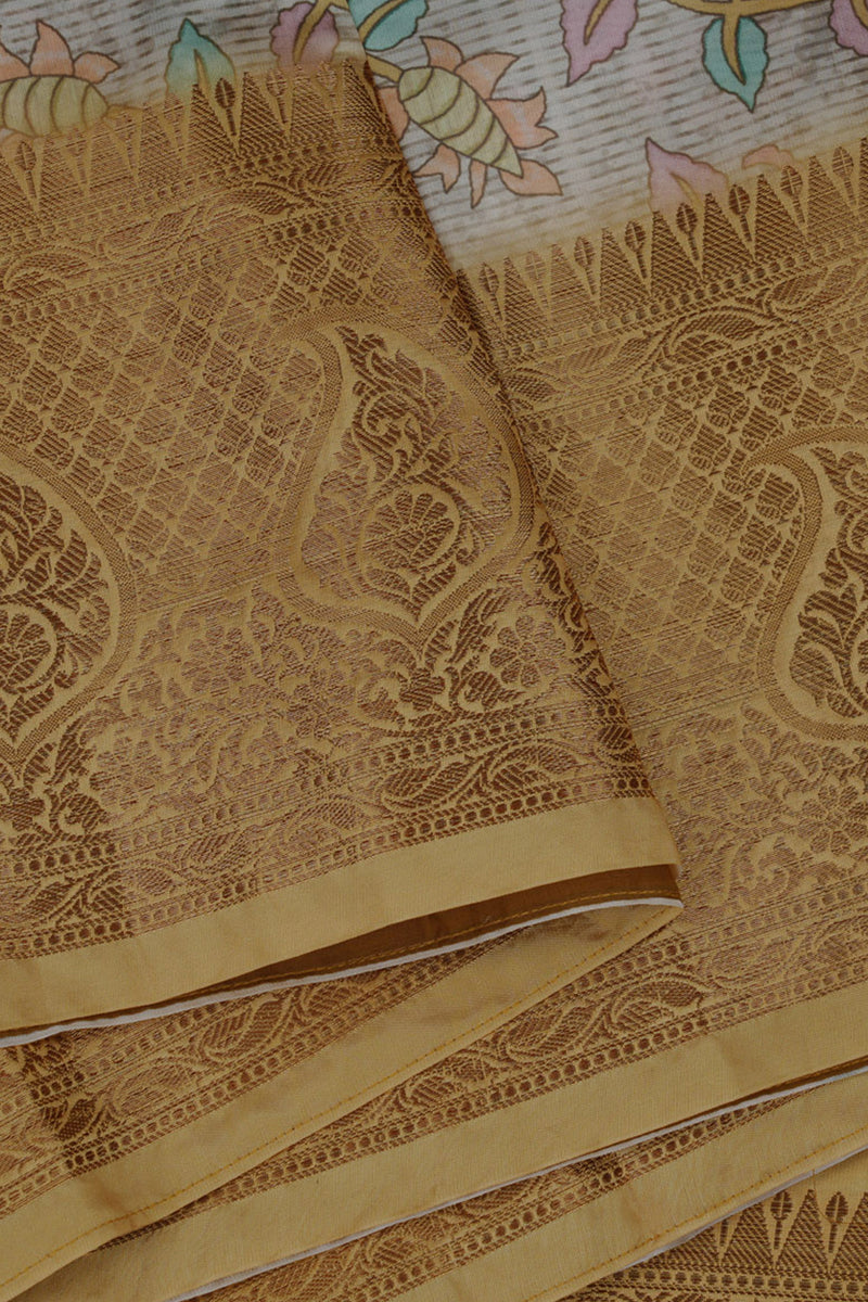 Experience Traditional Elegance with Comfortable Semi Chanderi Silk