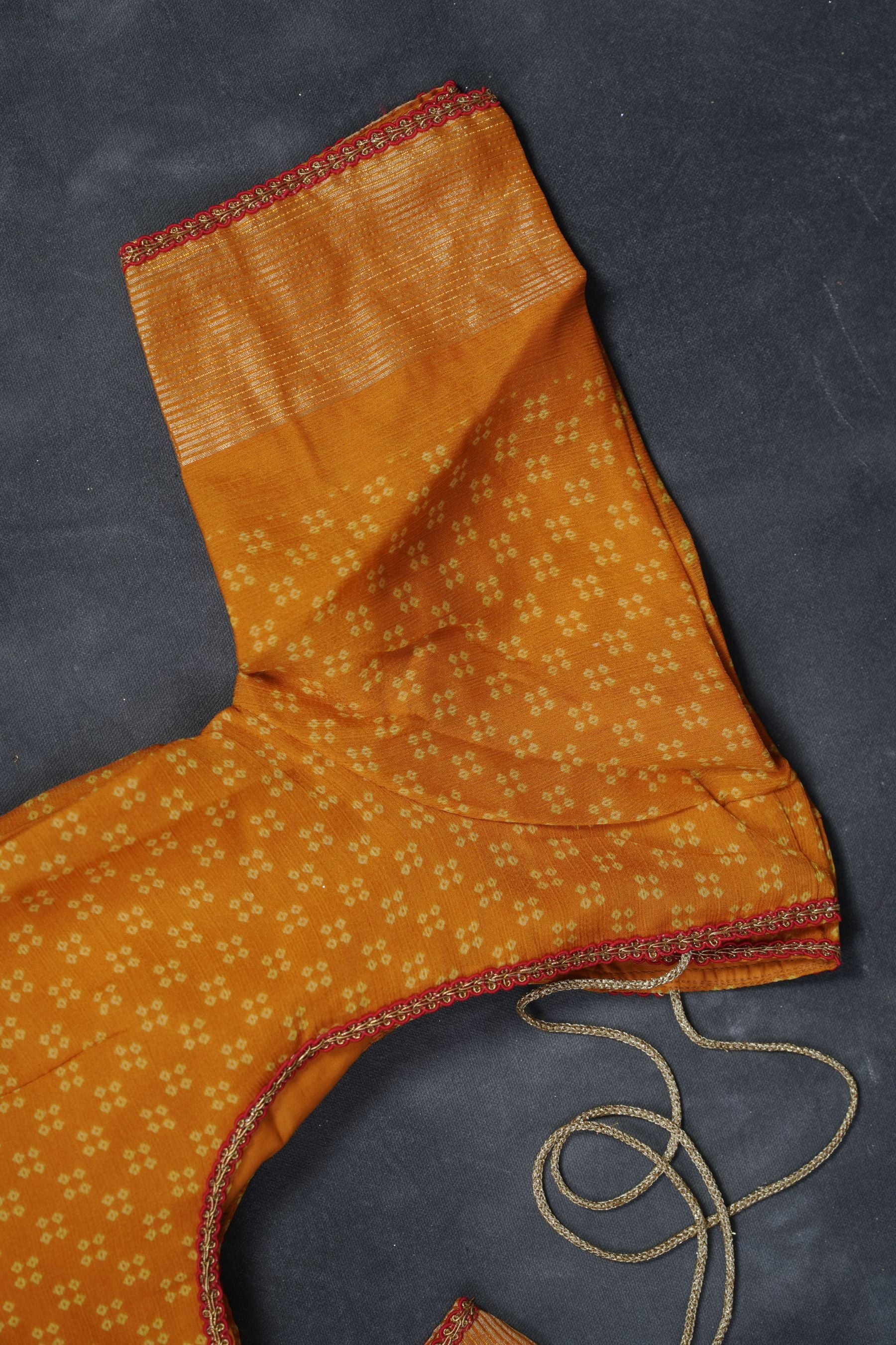 Multicolor Bandini Chiffon Sarees with Zari Border and Printed Pallu SAREE JCS Fashions