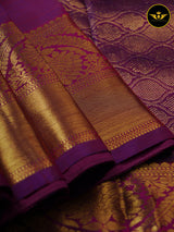 Pure Kanchipuram Silk Saree With Fully Stitched Blouse