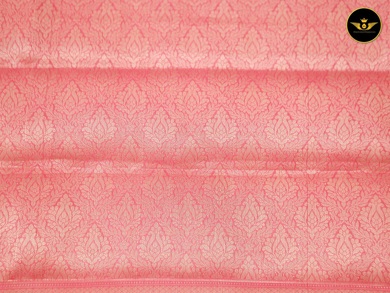 Premium Organza Pattu Saree, Allover Weaving, Big Butta Design, and Contrasting Pallu.