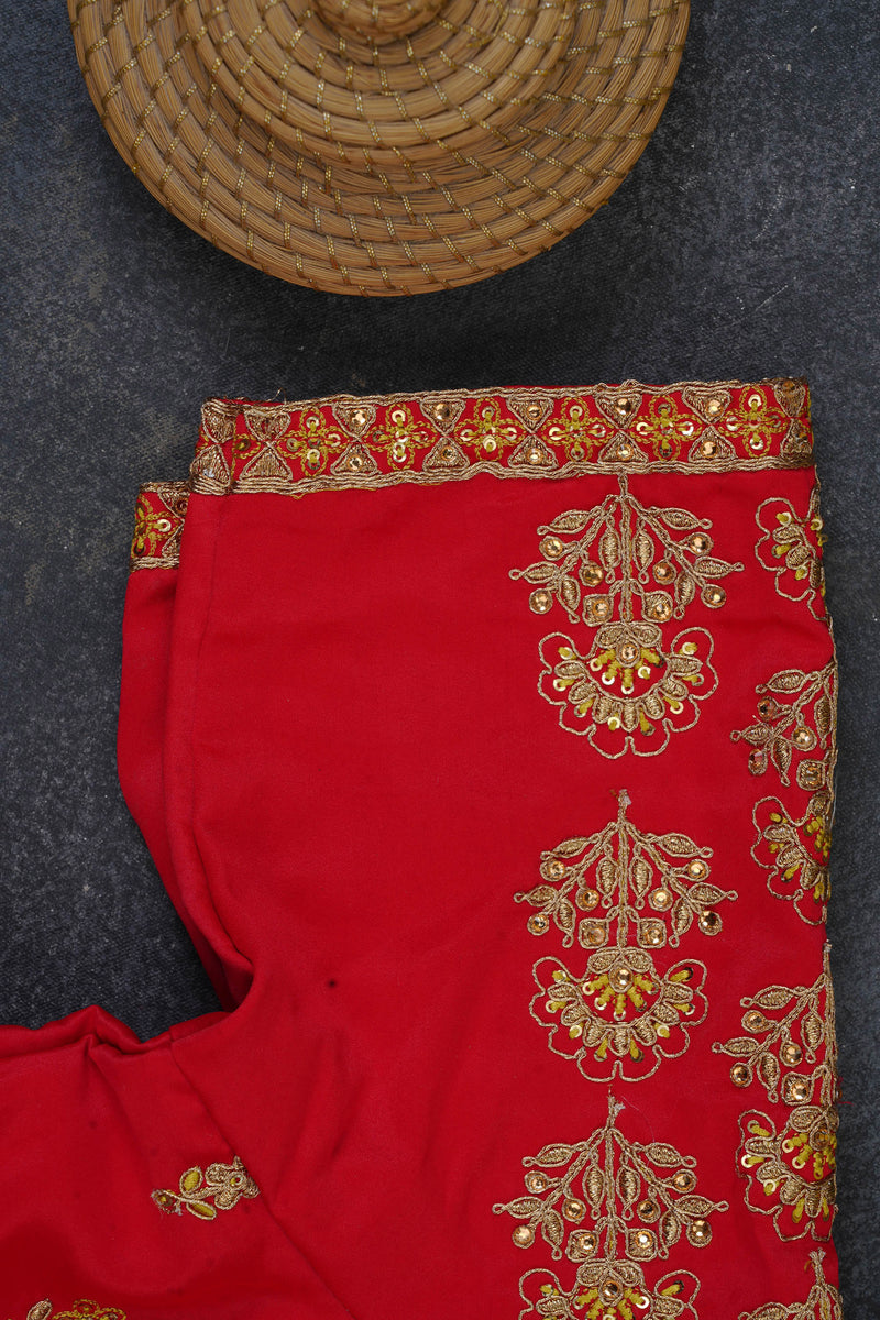 Banarasi Pattu - Authentic Handcrafted Elegance with Zardosi Work
