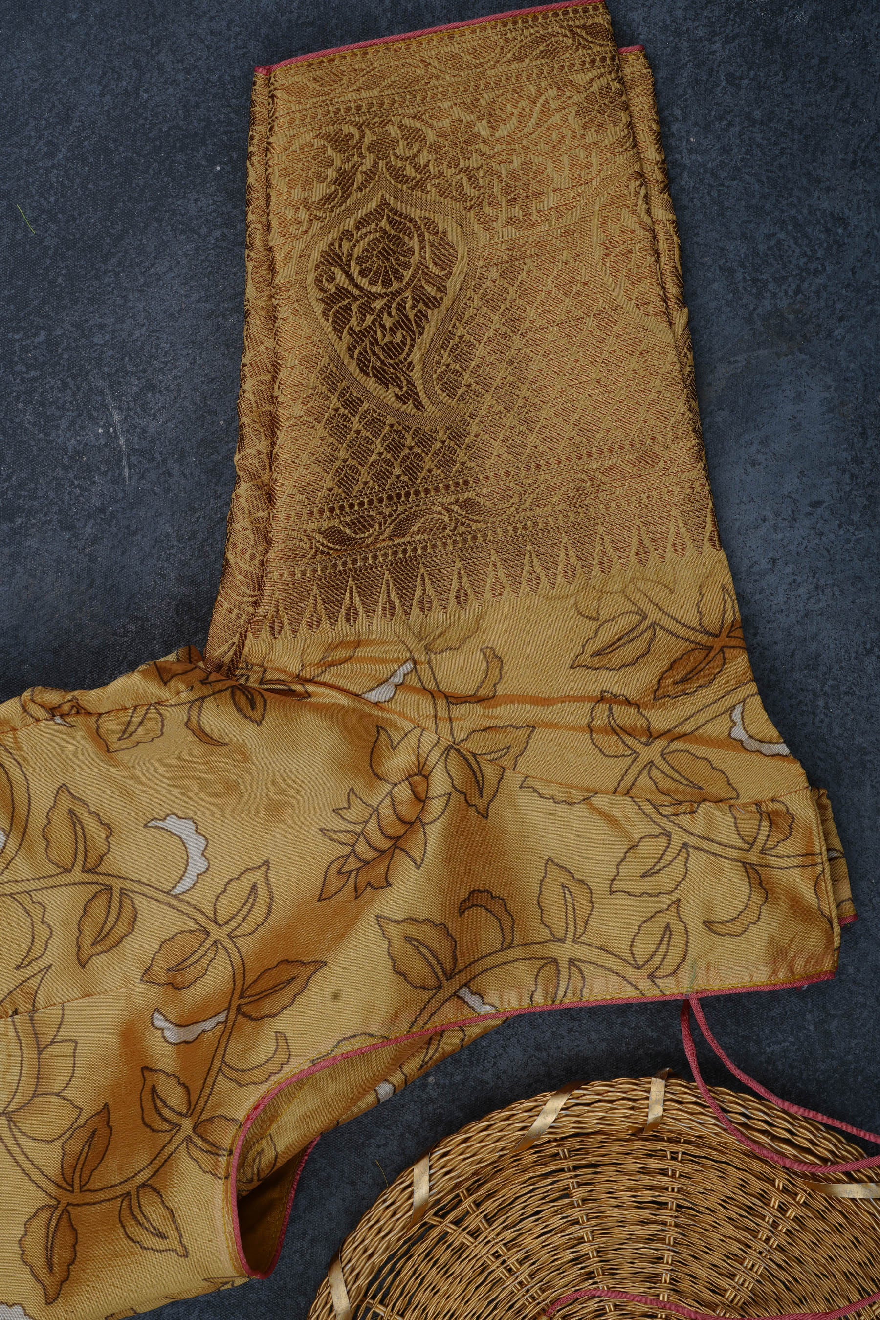 Experience Traditional Elegance with Comfortable Semi Chanderi Silk Saree JCS Fashions