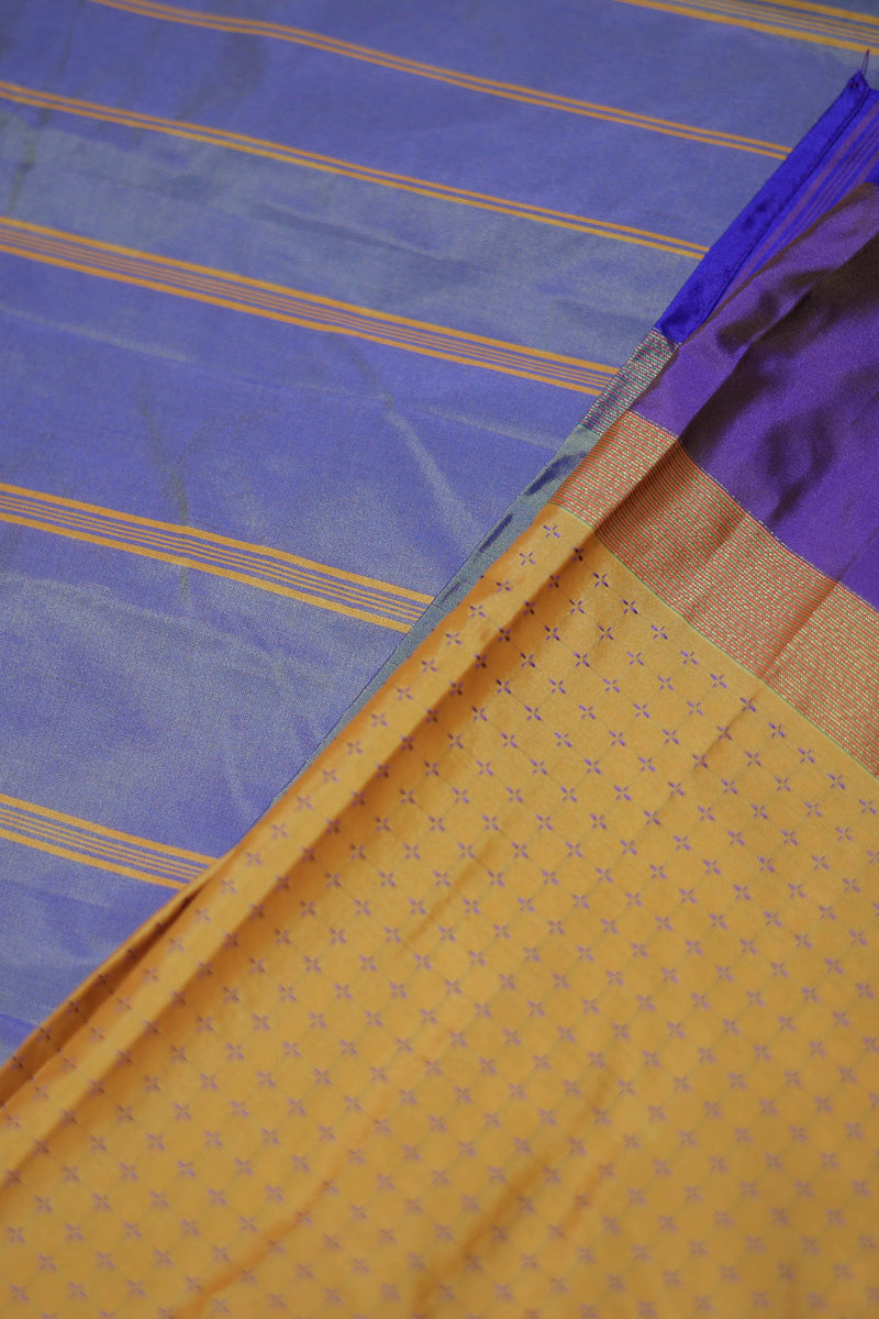 Radiant Semi-Silk Saree with Traditional Zari Detailing