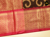 Banarasi Handloom Saree With all Over Zari Butta