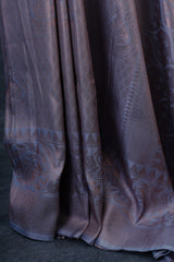 Luxurious Semi-Soft Silk Saree with Copper Zari Weaving