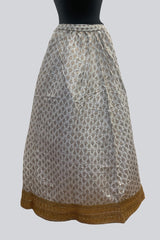 Exquisite Stone Work A-Line Skirt - Elegance in White