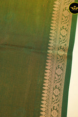 Contrast Pallu Chiffon Bandhini Saree with Blouse | JCS Fashions