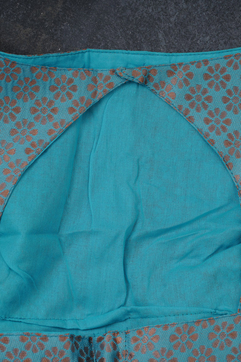 Elegant Banarasi Silk Saree & Zari Woven Blouse - Indian Tradition