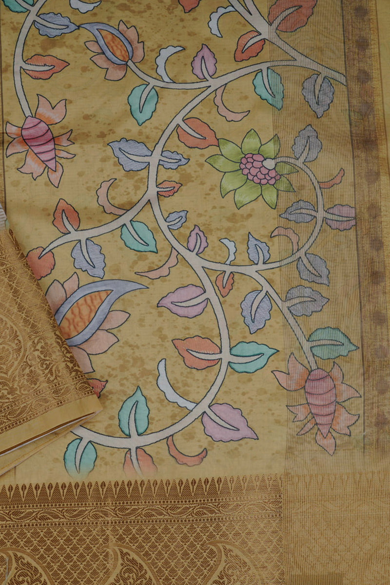 Experience Traditional Elegance with Comfortable Semi Chanderi Silk