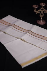Men's Deluxe Kerala Cotton Dhoti: Tradition Meets Modern Elegance