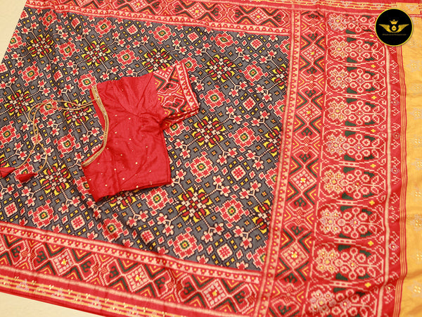 Soft Silk Patola Saree: Striking Blend of Tradition & Elegance by JCS Fashion