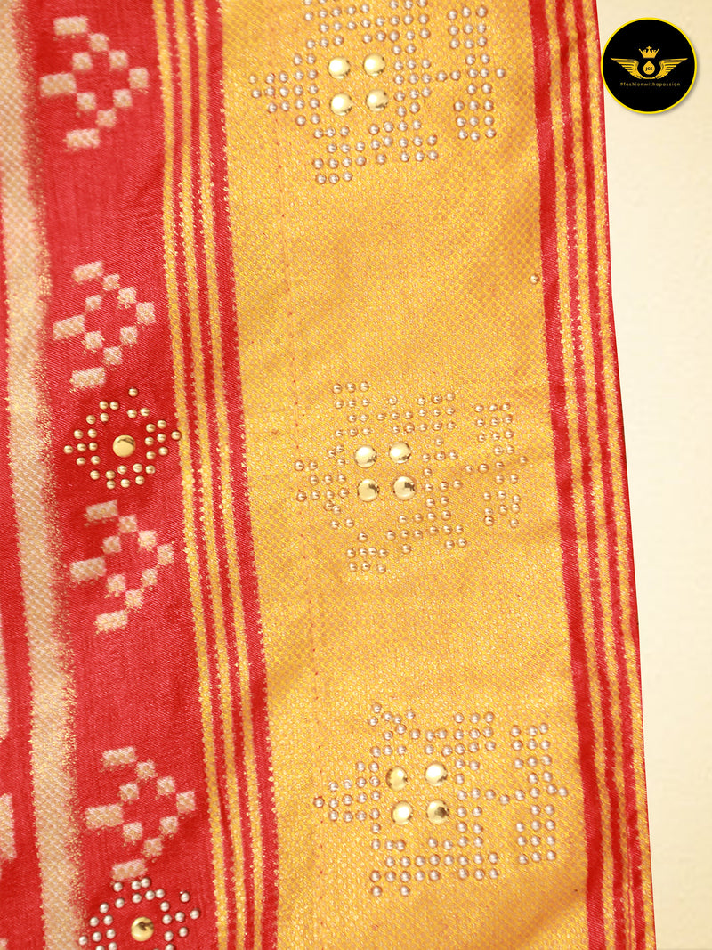 Soft Silk Patola Saree: Striking Blend of Tradition & Elegance by JCS Fashion
