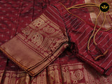 Semi Soft Silk Saree With Zari Woven Border And Pallu