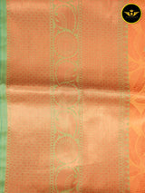 Vintage Elegance: Semi Silk Saree with Antique Zari Borders