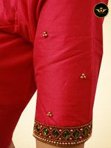 Aari & Zardosi Work Blouse - Elevate Your Elegance at JCSFashions