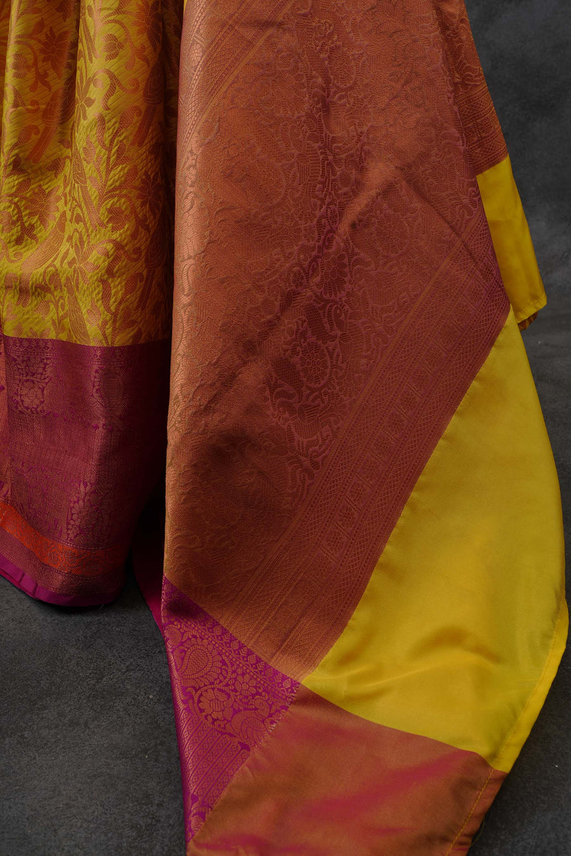 Regal Banarasi Tissue Saree with Jacquard Blouse: Traditional Style