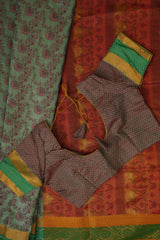 Luxurious Semi Dupion Silk Saree with Rich Adornments