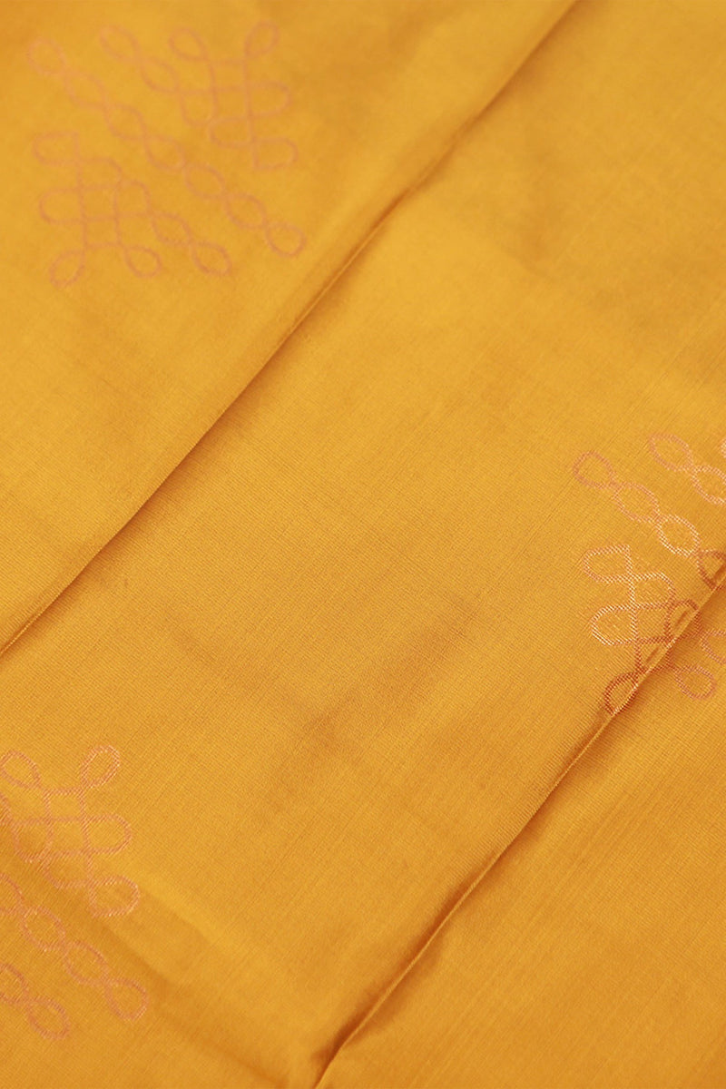 Kolam Design Rangoli Art Silk Saree - Lightweight & Comfortable