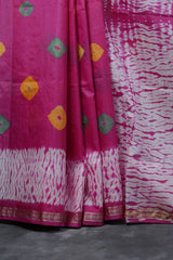 Authentic SHIBORI Sarees with BANDHEJ Design at JCS Fashions
