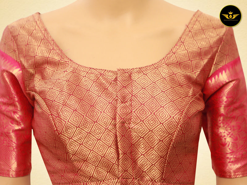 Banarasi Handloom Saree With all Over Zari Butta