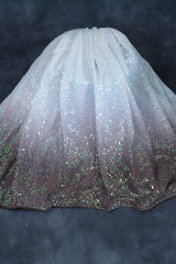 Bollywood Star Collection: Vibrant Digital-Print Saree with Sequin