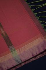 Elegant Pochampally Design Pure Cotton Saree with Matching Blouse