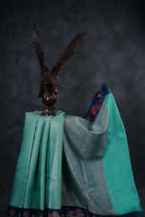 Luxurious Banarasi Tissue Saree with Chic Jacquard Blouse