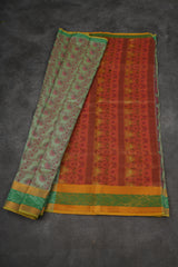 Luxurious Semi Dupion Silk Saree with Rich Adornments