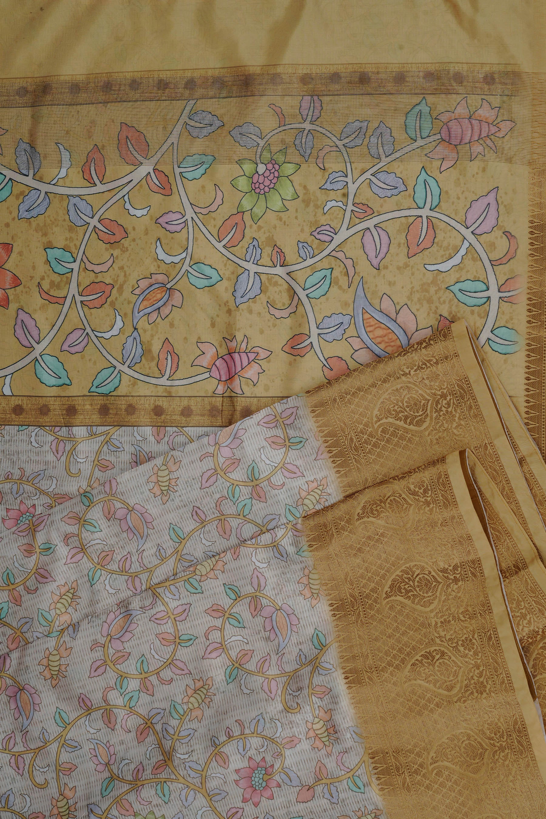 Experience Traditional Elegance with Comfortable Semi Chanderi Silk Saree JCS Fashions