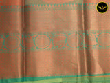 Vintage Elegance: Semi Silk Saree with Antique Zari Borders