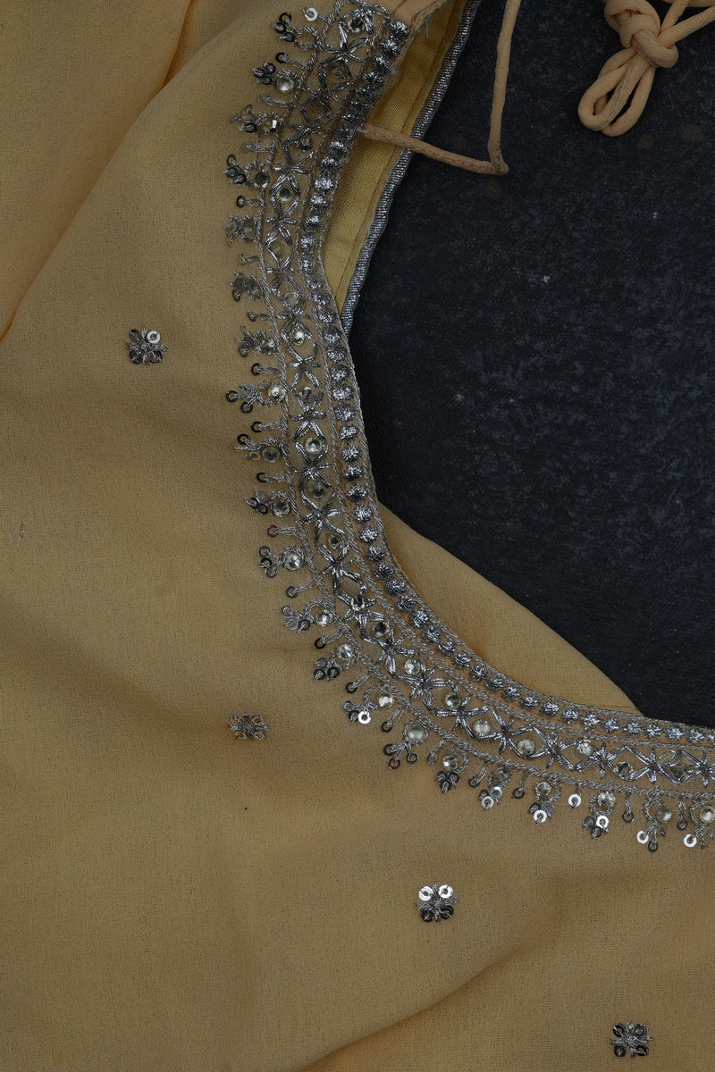 Luxurious Party-Ready Georgette Saree with Elegant Sequins Work