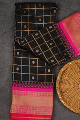 Gorgeous Moonga Silk Gadwal Pattern Sarees: Traditional Temple Borders