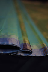 Pure Cotton Saree with Timeless Pochampally Design & Matching Blouse