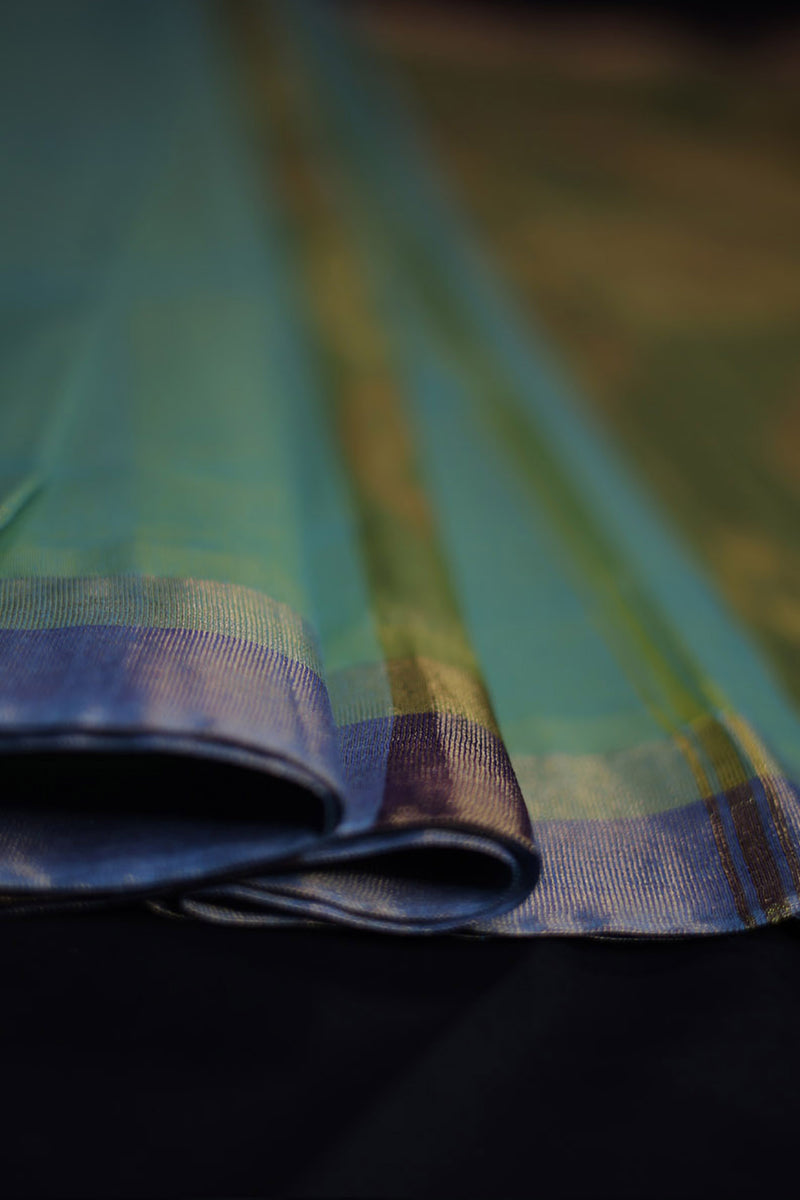 Pure Cotton Saree with Timeless Pochampally Design & Matching Blouse