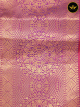Traditional Banarasi Handloom Saree With intricate zari work throughout