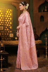 Cotton Shimmer Fabric saree,  saree comes with stone work and grand pallu, designer saree with blouse
