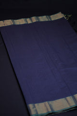 Elegant Soft Cotton Saree with Zari Border & Pochampally Pallu